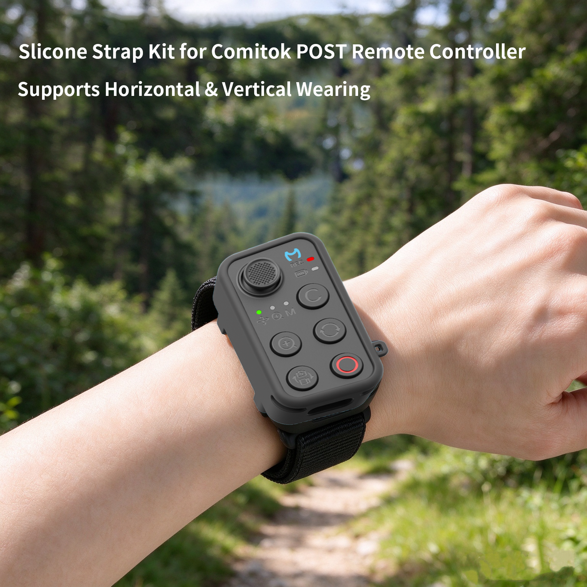 COMITOK POST Silicon Cover & Wrist Strip for Remote