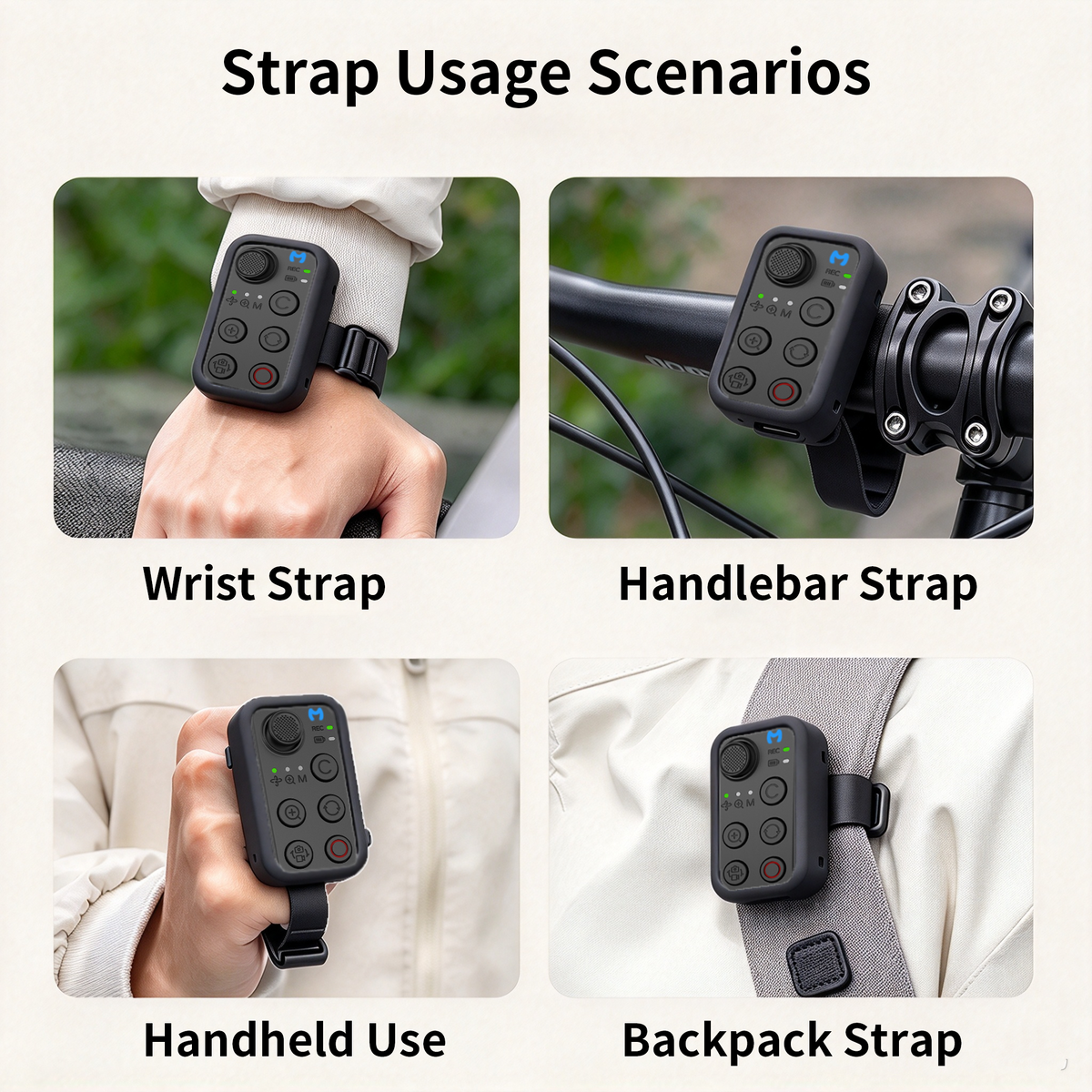 COMITOK POST Silicon Cover & Wrist Strip for Remote