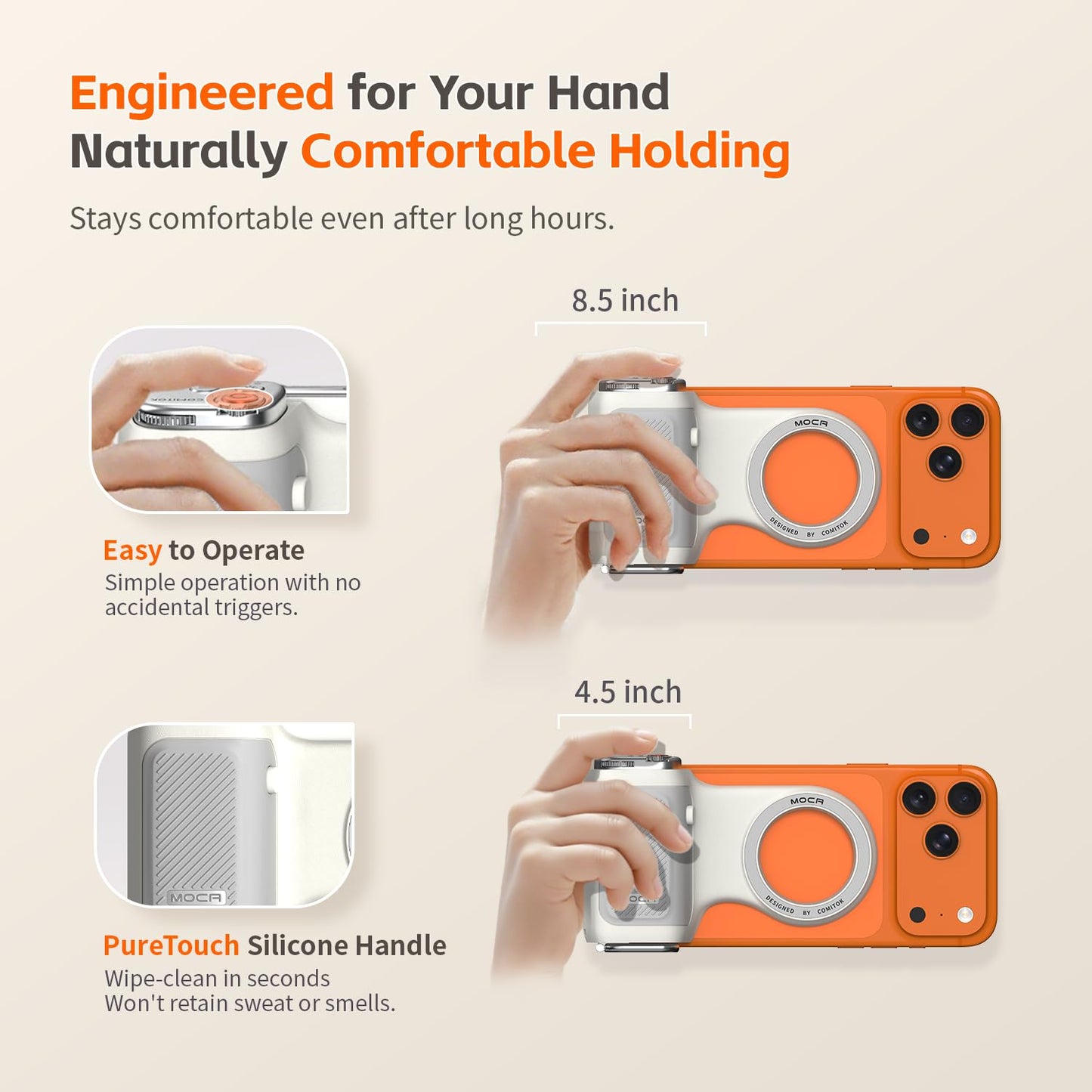 COMITOK MOCA ALL COLOR iPhone Camera Grip