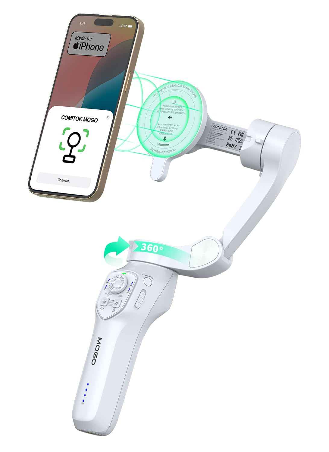 Magnetic Apple DockKit Auto Face Tracking Gimbal