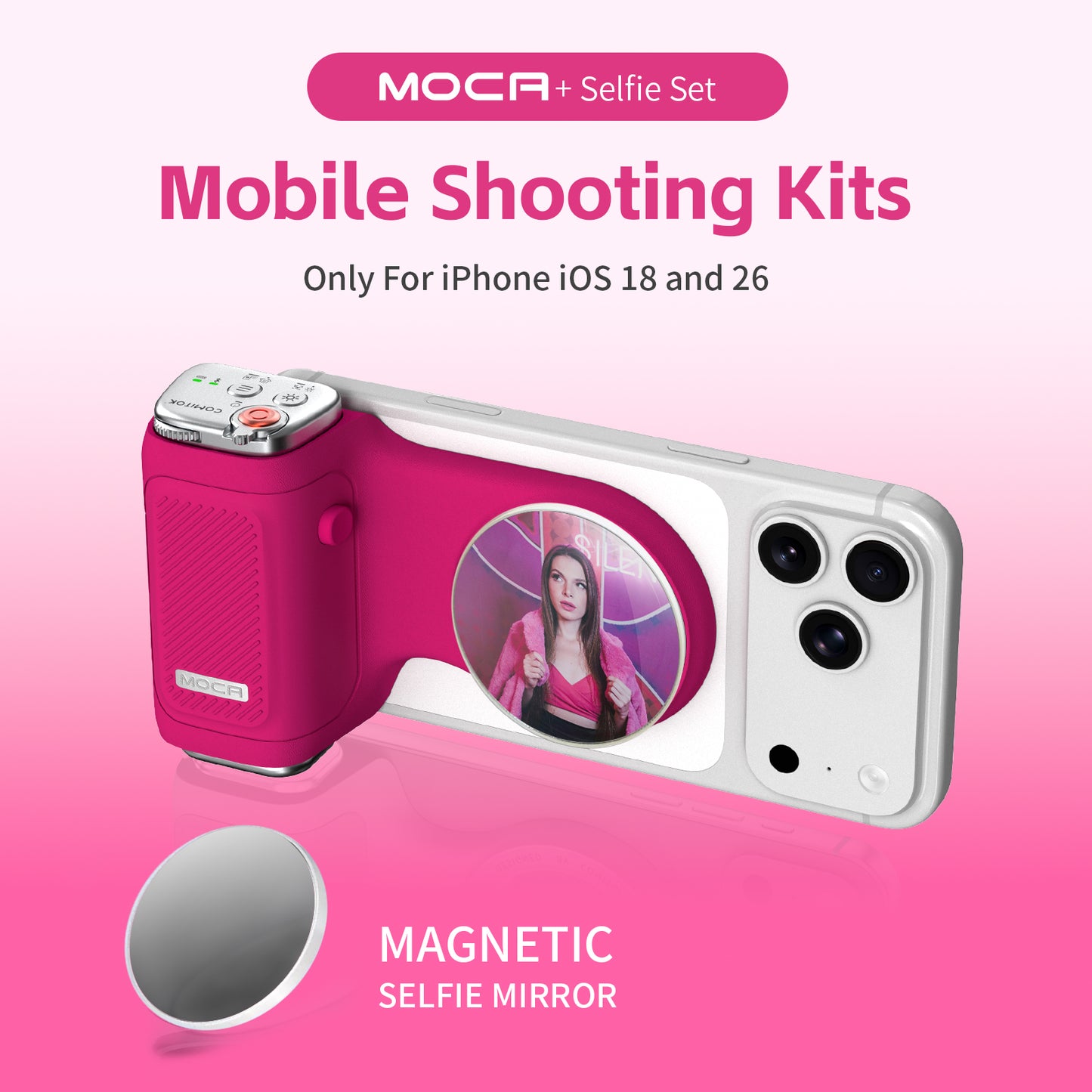 COMITOK MOCA ALL COLOR iPhone Camera Grip