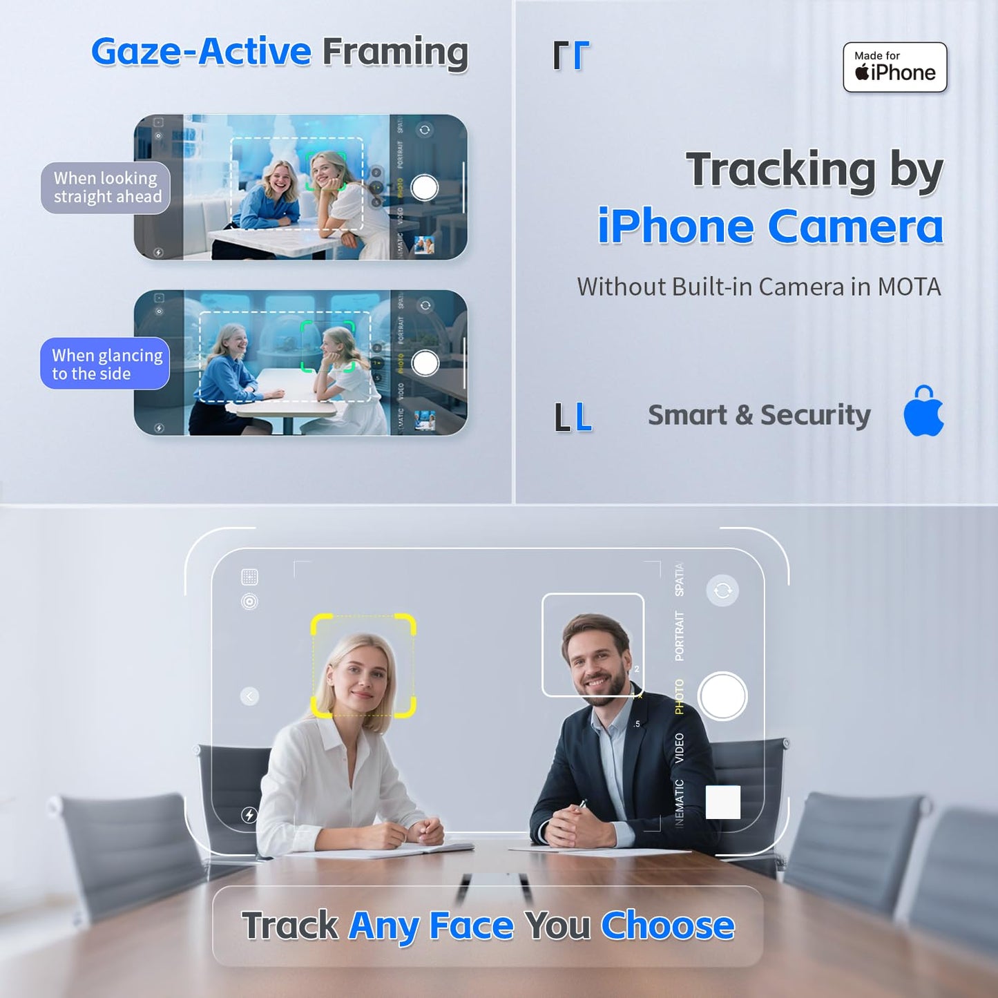 Magnetic Auto Face Tracking Stand (Black)