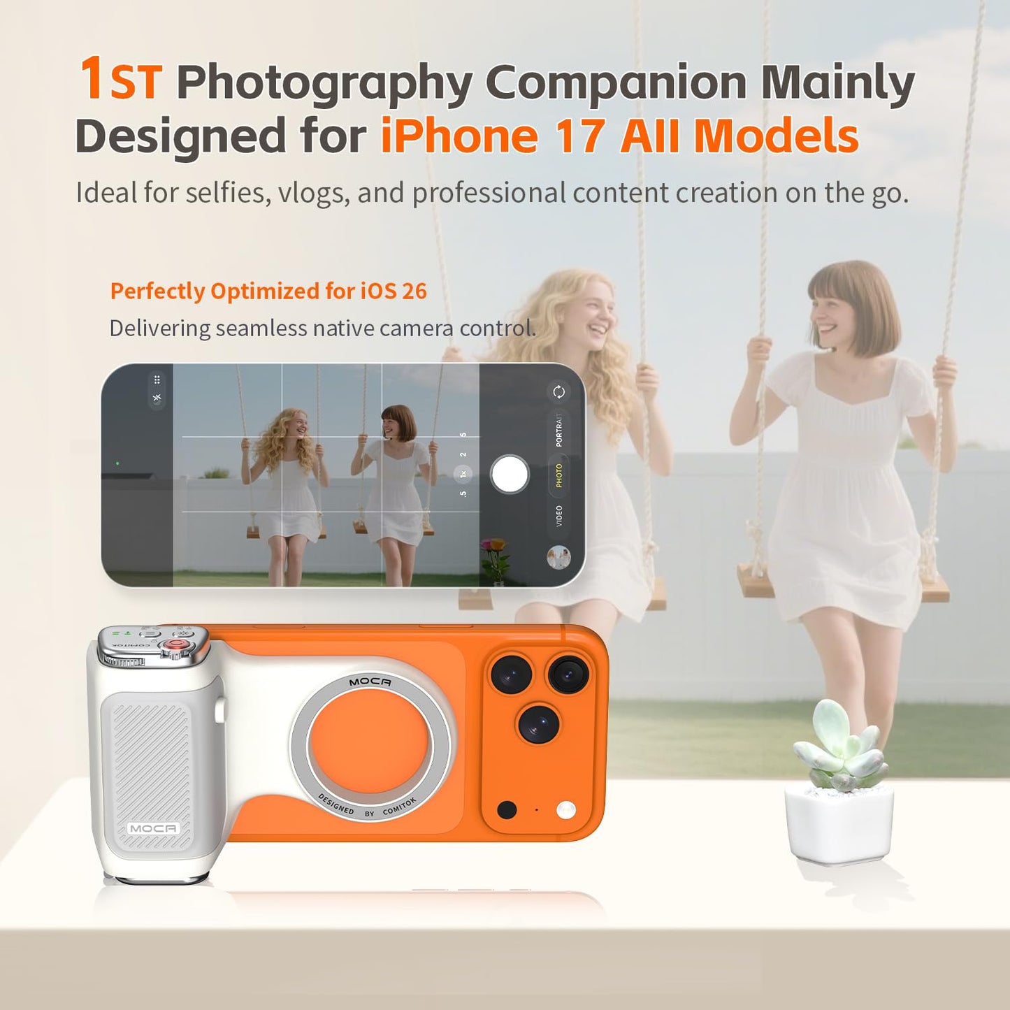 COMITOK MOCA ALL COLOR iPhone Camera Grip