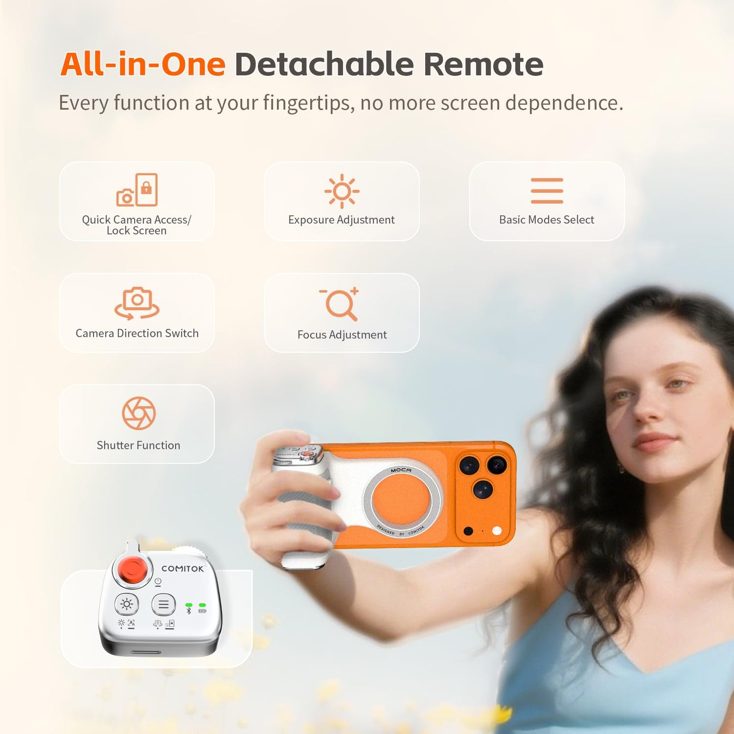 COMITOK MOCA ALL COLOR iPhone Camera Grip