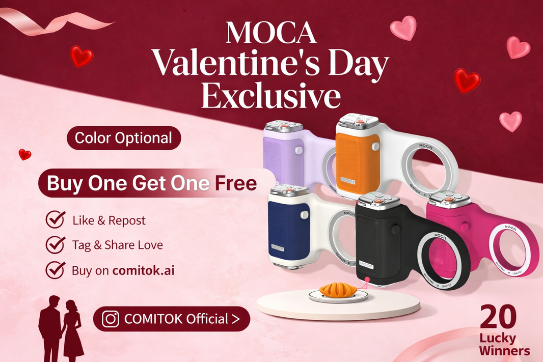 Buy One Get One Free--💌 COMITOK MOCA Valentine’s Day Special