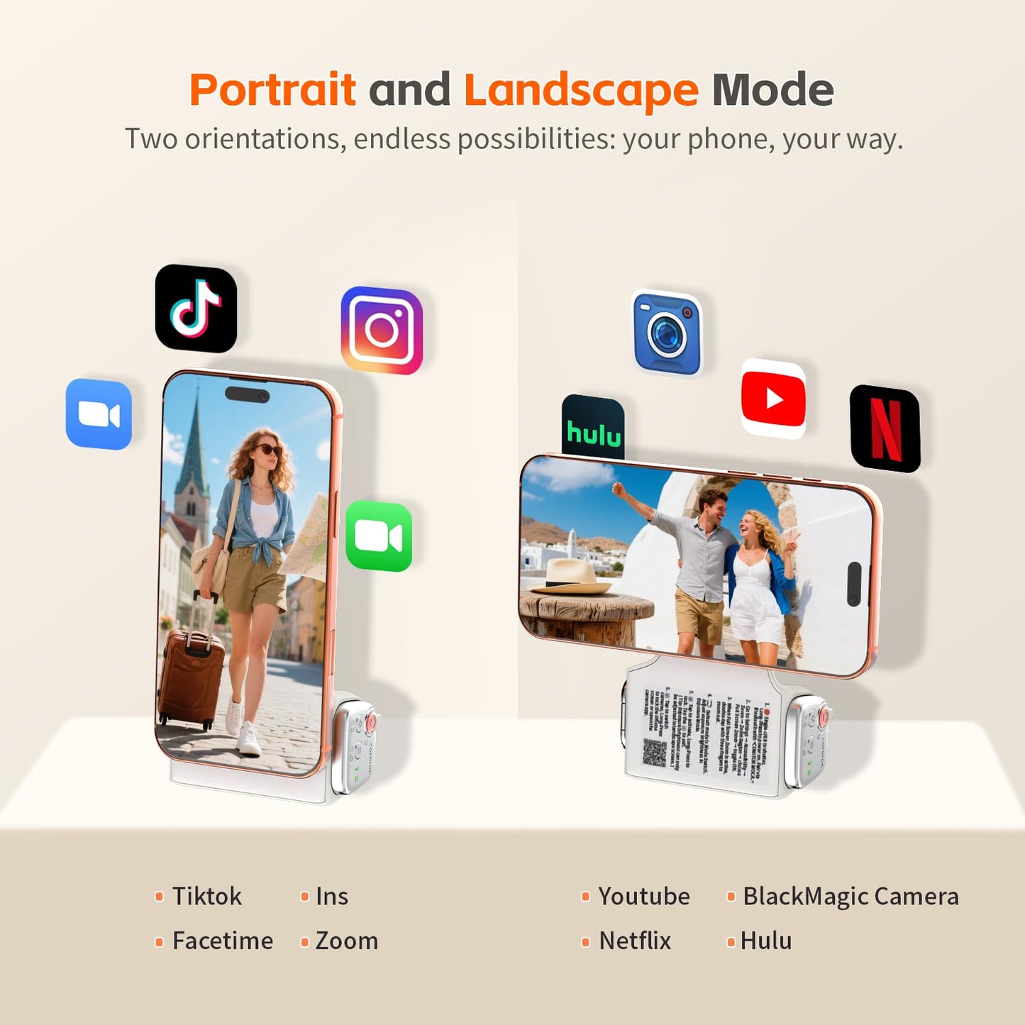 COMITOK MOCA ALL COLOR iPhone Camera Grip