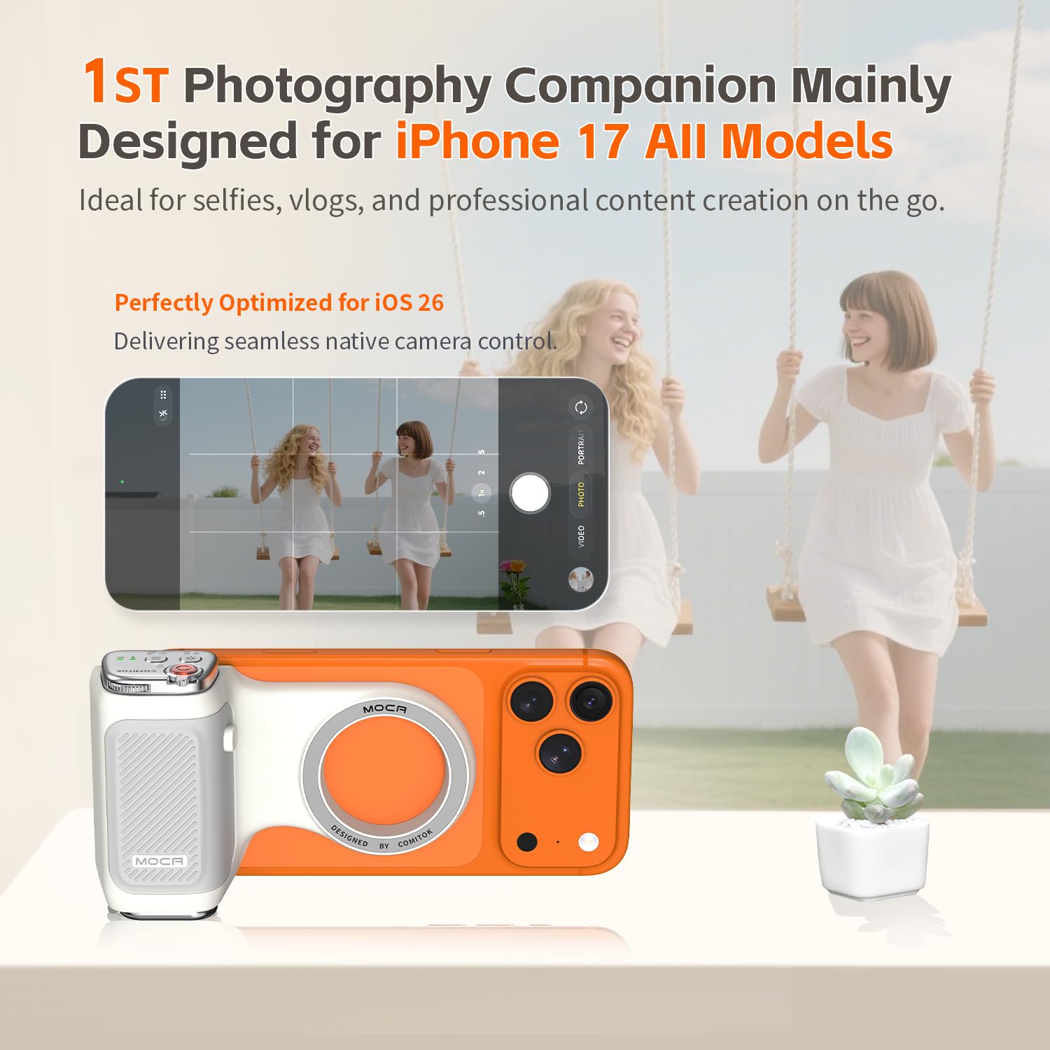 COMITOK MOCA ALL COLOR iPhone Camera Grip